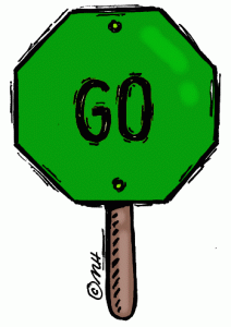 Mark A. Hicks illustrates Go! 