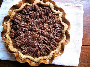 The design of the pecan pie. The design of the pecan pie.