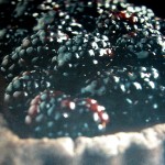 Blackberry Chocolate Flan