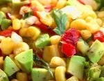 Avocado, Toasted Corn and Chipotle Salsa