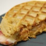 Peanut Butter Banana Waffle Sandwich